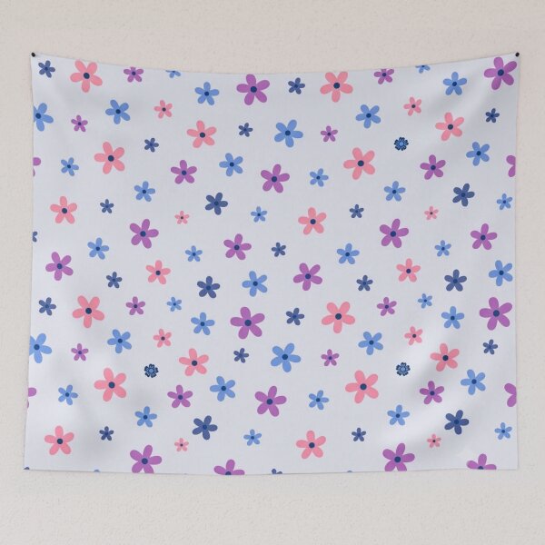 Item preview, Cute Pastel Spring Flowers Seamless Pattern designed and sold by ShivCraftStudio.
