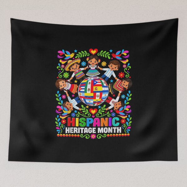 Item preview, Hispanic Heritage Month Earth Childs Latin Flag  designed and sold by ObukiLantara.