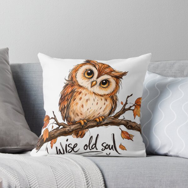 Item preview, Wise Old Soul Autumn Owl designed and sold by Fuzzaroo.
