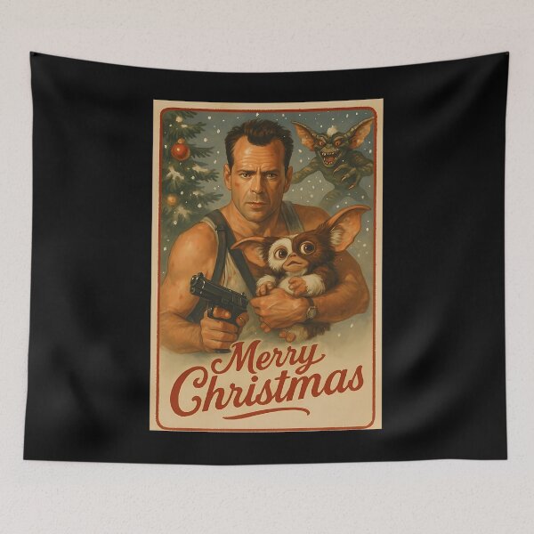 Item preview, Die Hard Gremlins Mashup Christmas  designed and sold by SerusCatoneca.