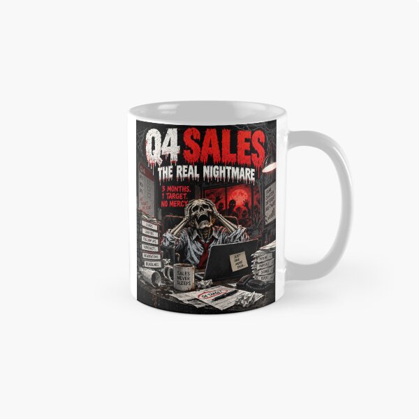 Item preview, Q4 Sales: A Real Nightmare – Funny Sales Target Halloween Design designed and sold by KeeganDykes.