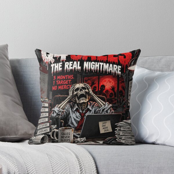 Item preview, Q4 Sales: A Real Nightmare – Funny Sales Target Halloween Design designed and sold by KeeganDykes.