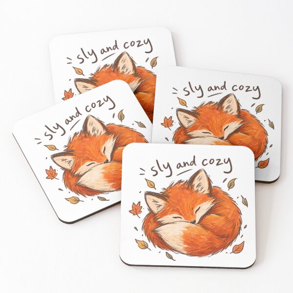 Item preview, Sly And Cozy Sleeping Fox Autumn designed and sold by Fuzzaroo.