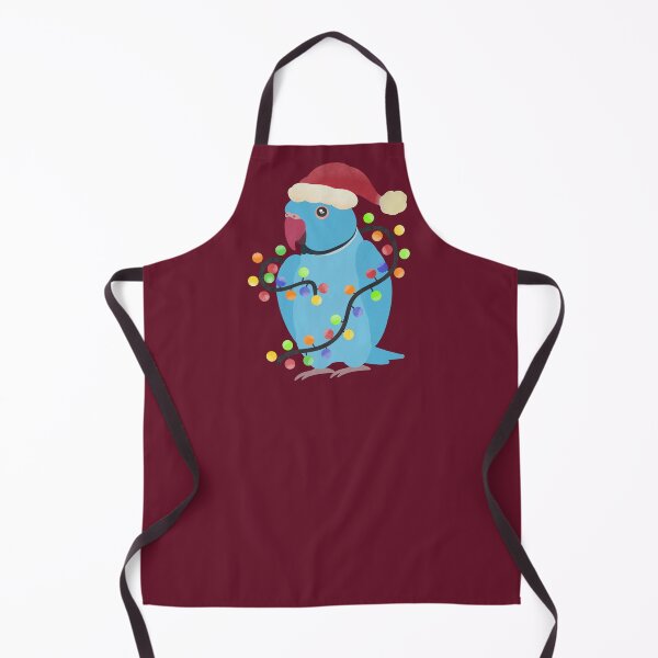 Item preview, Blue Indian Ringneck Christmas Illustration designed and sold by FandomizedRose.