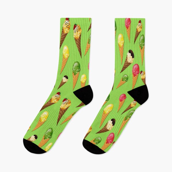 Item preview, Ice Cream Cones-Green light designed and sold by Yamy Morrell Art and Design.