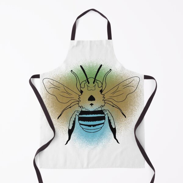 Item preview, Blue-Banded Bee Line-art (Blue, Yellow & Green) Australian Native designed and sold by Burnt_Pikachu.