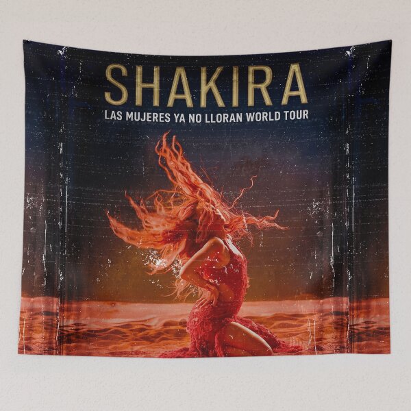 Item preview, Shakira Tour in the world poster designed and sold by Altaf Aji.