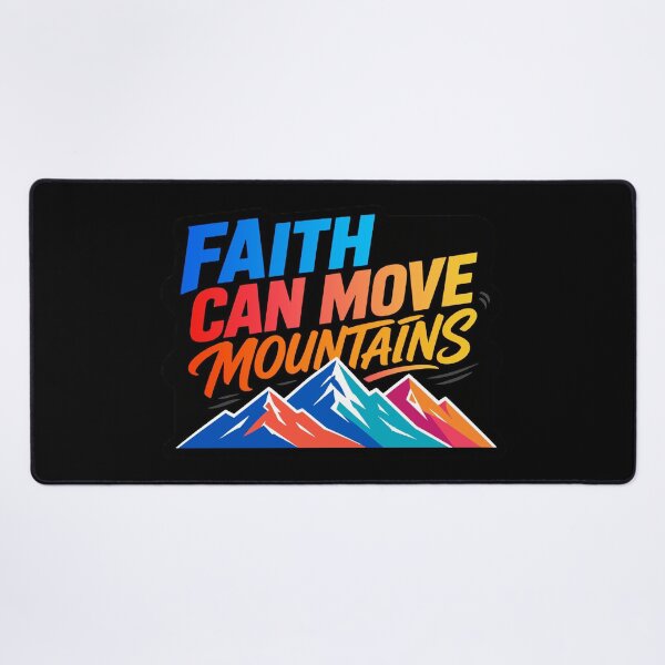Item preview, Matthew 17:20 Faith Can Move Mountains designed and sold by plushism.