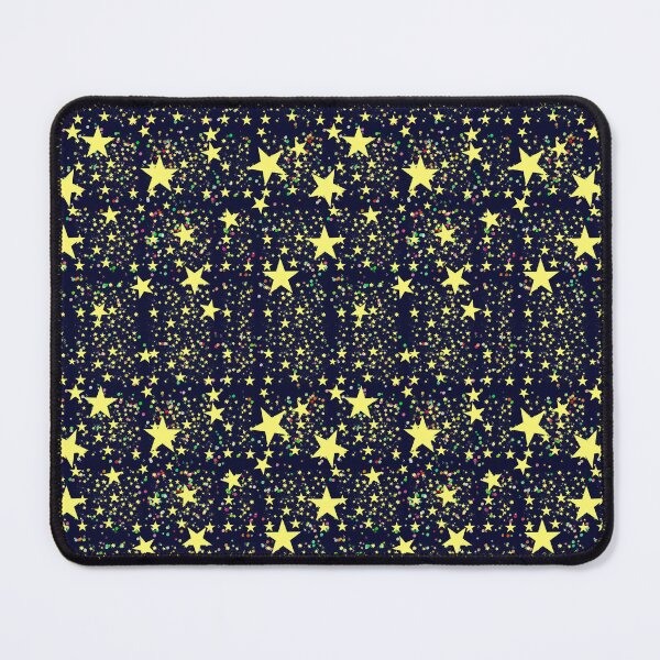 Item preview, Starry Night Confetti Pattern Yellow Stars Dark Blue designed and sold by Patricia Grannum.