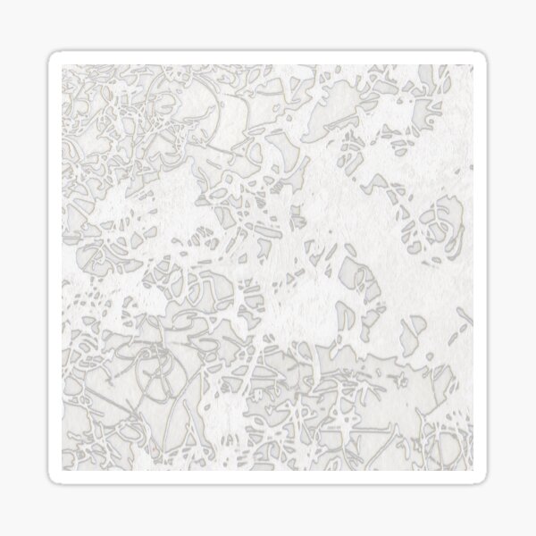 white tangle Sticker