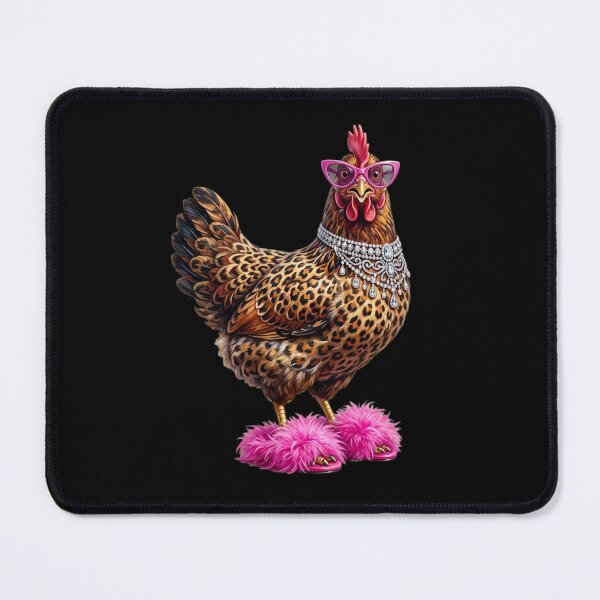 Item preview, Glam Leopard Chicken designed and sold by dudelinart.