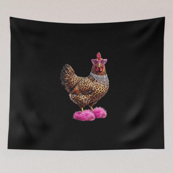 Item preview, Glam Leopard Chicken designed and sold by dudelinart.