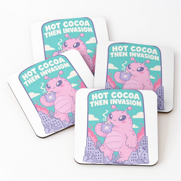 Item preview, Hot Cocoa Then Invasion Funny Monster designed and sold by LongIslandDesgn.