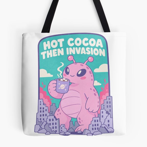 Item preview, Hot Cocoa Then Invasion Funny Monster designed and sold by LongIslandDesgn.