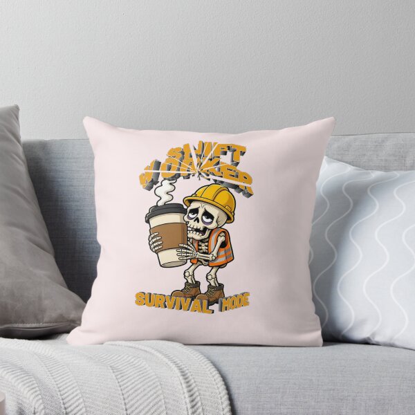 Item preview, Shift Worker Survival Mode Funny Skeleton Coffee designed and sold by Créative touche .
