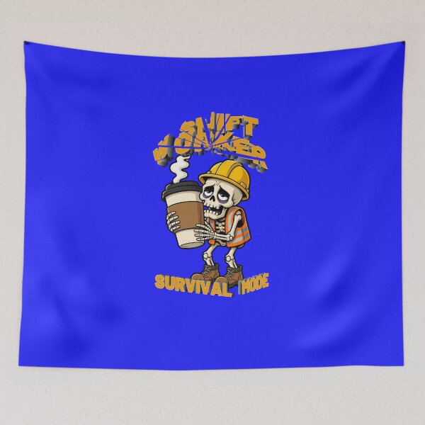 Item preview, Shift Worker Survival Mode Funny Skeleton Coffee designed and sold by Créative touche .
