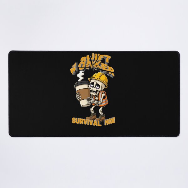Item preview, Shift Worker Survival Mode Funny Skeleton Coffee designed and sold by Créative touche .
