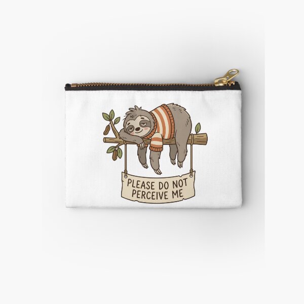 Item preview, Please Do Not Perceive Me Tired Hanging Sloth Introvert designed and sold by Anno Meister.