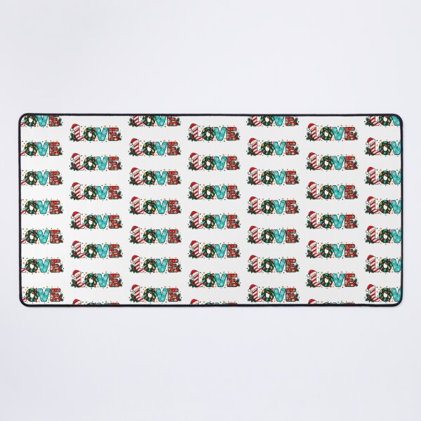 Item preview, Festive Love Lettering with Christmas Patterns designed and sold by skyartdesign.