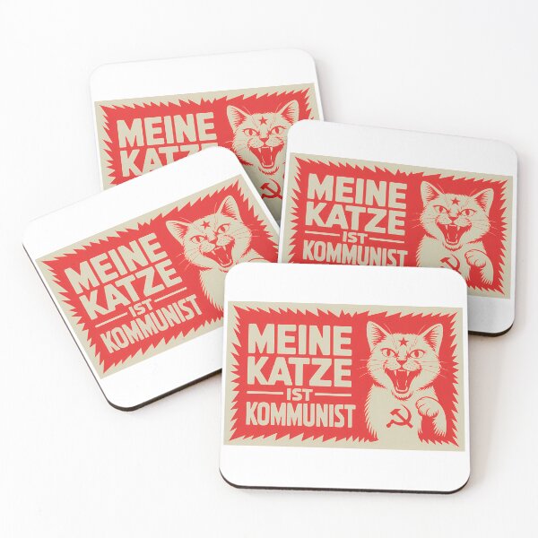 Item preview, My Cat is Communist - Funny Communism Cat Meme designed and sold by LoFizzy.