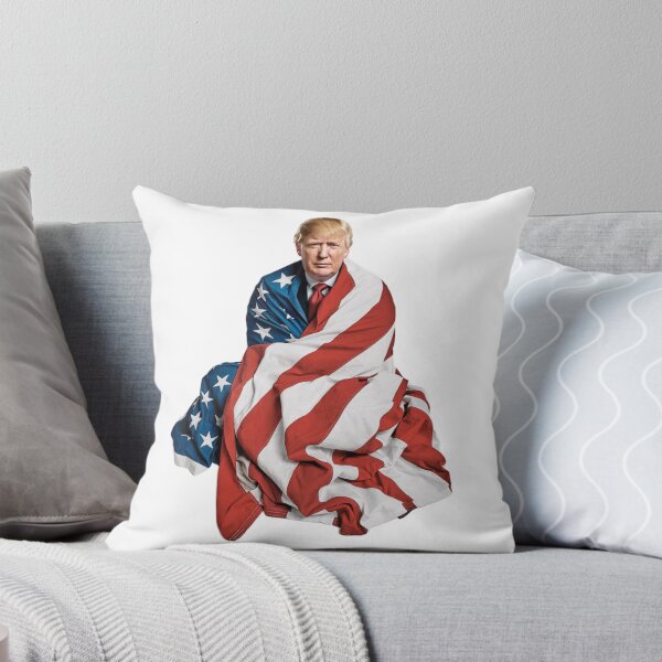 Item preview, Donald Trump envuelto en la bandera estadounidense designed and sold by 4U---Store.
