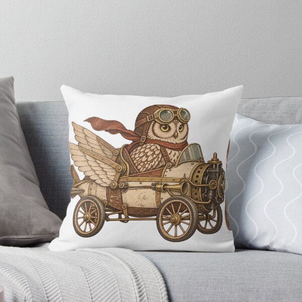Item preview, Steampunk owl pilot in a flying machine designed and sold by LongIslandDesgn.
