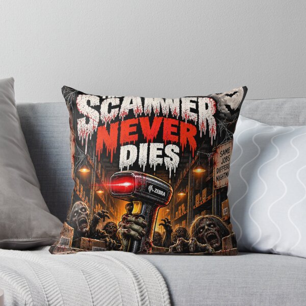 Item preview, The Scanner Never Dies – Funny Halloween Warehouse Scanner Design designed and sold by KeeganDykes.