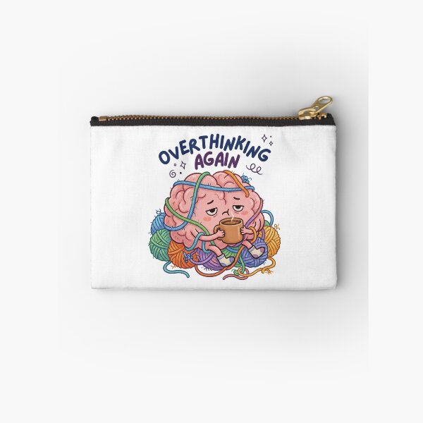 Item preview, Overthinking Again Tangled Yarn Brain Cute Mental Health designed and sold by Anno Meister.