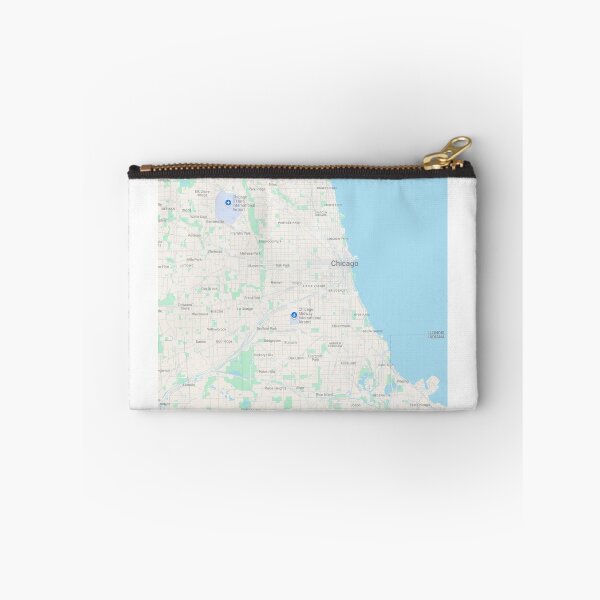 Item preview, Chicago Interface Map Modern GPS Grid Art designed and sold by YAZ.