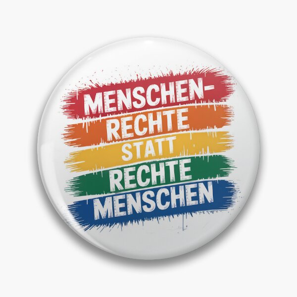 Item preview, Menschenrechte statt Rechte Menschen – Statement für Menschenrechte und Solidarität designed and sold by LoFizzy.