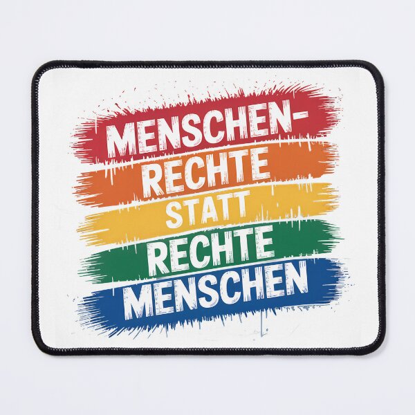 Item preview, Menschenrechte statt Rechte Menschen – Statement für Menschenrechte und Solidarität designed and sold by LoFizzy.