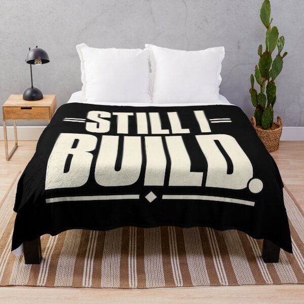 Item preview, Still I Build Distressed Motivational Design designed and sold by Trendably.