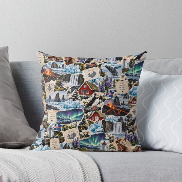 Item preview, Iceland Dramatic Nature Travel Collage designed and sold by MetaModel Editions.