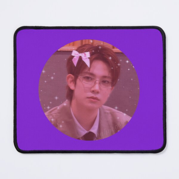 Item preview, HEESEUNG Pink ribbon- Big icon Purple version designed and sold by Enhyconss.