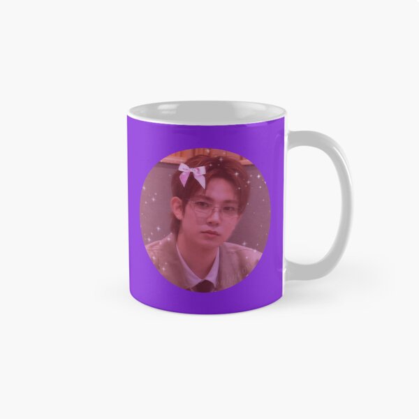 Item preview, HEESEUNG Pink ribbon- Big icon Purple version designed and sold by Enhyconss.