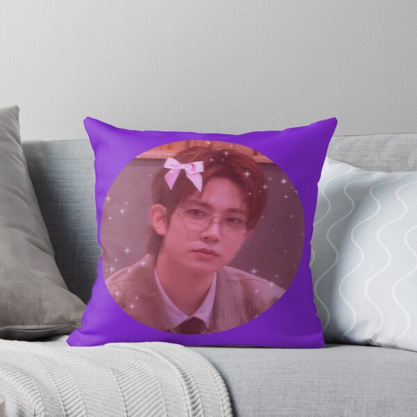 Item preview, HEESEUNG Pink ribbon- Big icon Purple version designed and sold by Enhyconss.