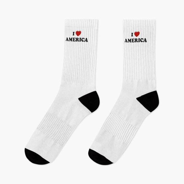 Item preview, I Love America / I Heart America (Black text with red heart) designed and sold by STUDIO-72.