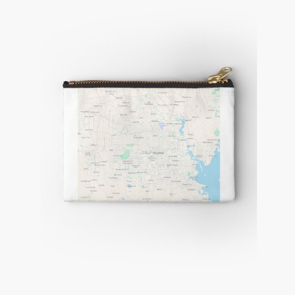 Item preview, Houston Interface Map Modern GPS Grid Art designed and sold by YAZ.