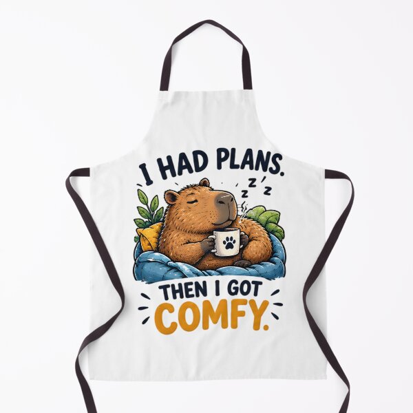 Item preview, I Had Plans Then I Got Comfy Cozy Capybara designed and sold by Pyt27.