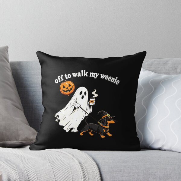 Item preview, Off to Walk My Weenie Spooky Dachshund Humor designed and sold by elderberry.