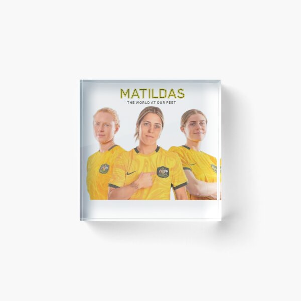 Item preview, Matildas – The World at Our Feet | Australian Women’s Soccer Team Poster designed and sold by 4U---Store.