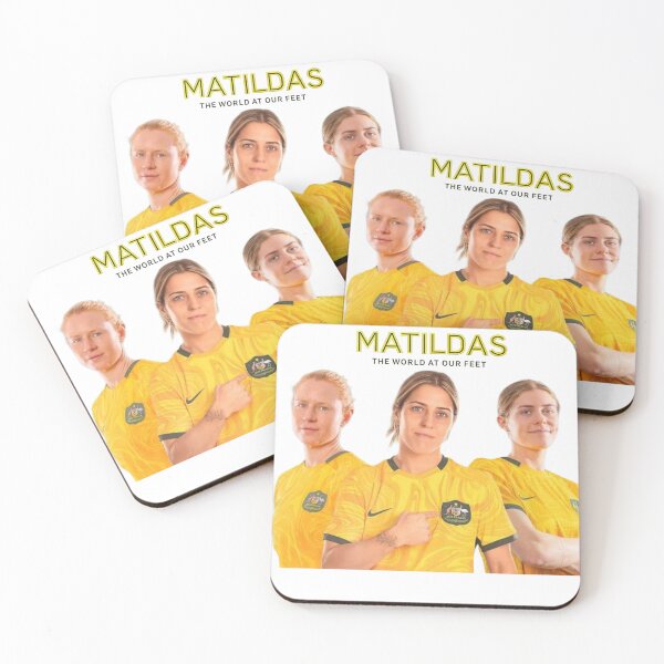Item preview, Matildas – The World at Our Feet | Australian Women’s Soccer Team Poster designed and sold by 4U---Store.