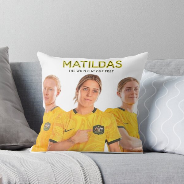 Item preview, Matildas – The World at Our Feet | Australian Women’s Soccer Team Poster designed and sold by 4U---Store.