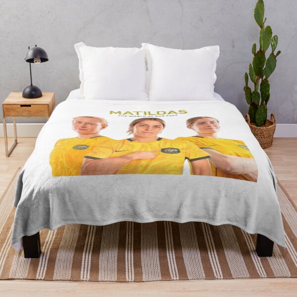 Item preview, Matildas – The World at Our Feet | Australian Women’s Soccer Team Poster designed and sold by 4U---Store.