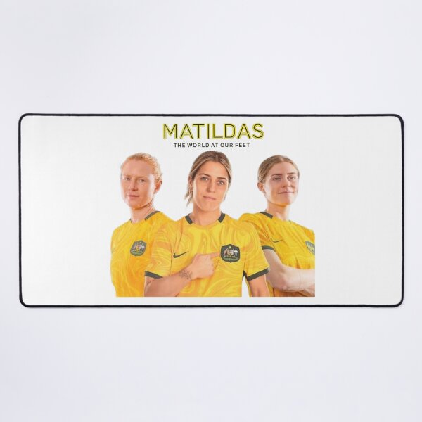 Item preview, Matildas – The World at Our Feet | Australian Women’s Soccer Team Poster designed and sold by 4U---Store.