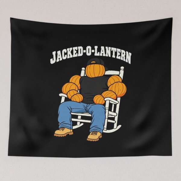 Item preview, Jacked-O-Lantern Halloween Strength Joke designed and sold by elderberry.