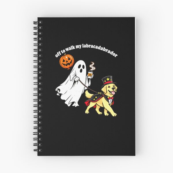 Item preview, Halloween Labracadabrador Magic Dog Walking Pun designed and sold by elderberry.