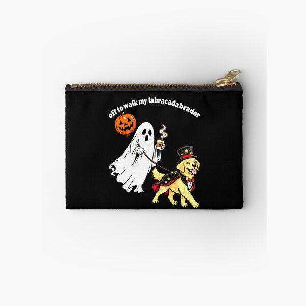 Item preview, Halloween Labracadabrador Magic Dog Walking Pun designed and sold by elderberry.