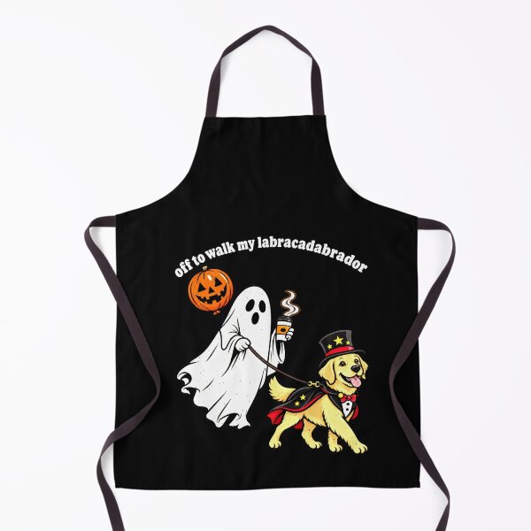 Item preview, Halloween Labracadabrador Magic Dog Walking Pun designed and sold by elderberry.