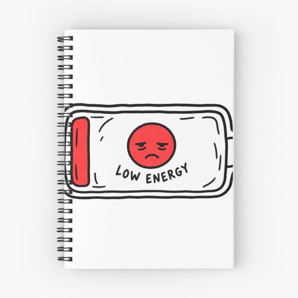 Item preview, Low Energy Battery Battery Humor Sticker designed and sold by LongIslandDesgn.